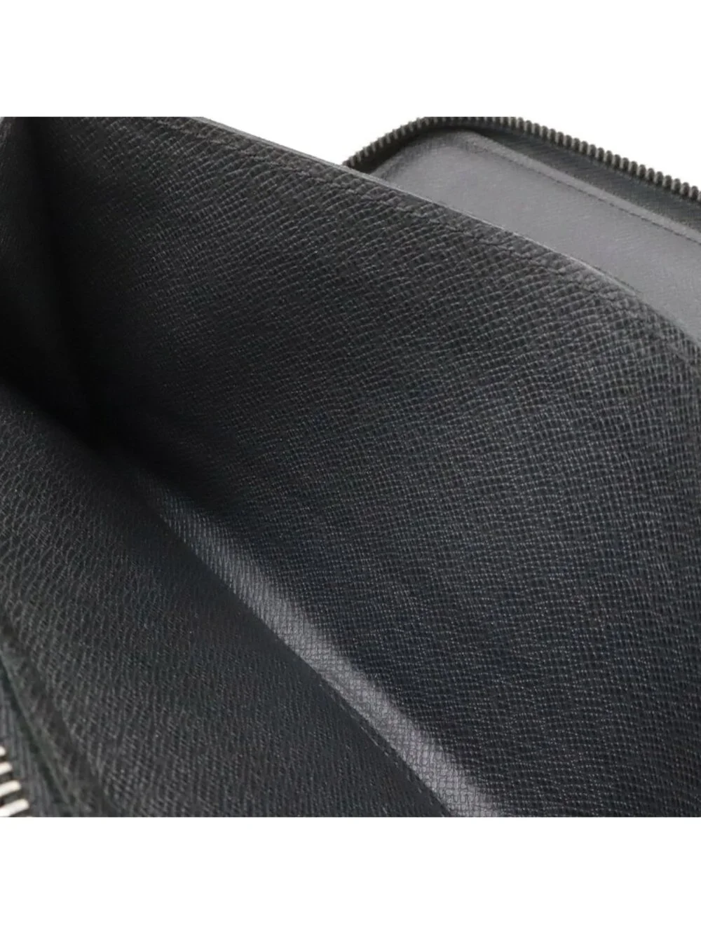 Louis Vuitton Taiga Zippy Organizer Travel Case Zip Around Wallet Ardoise Black